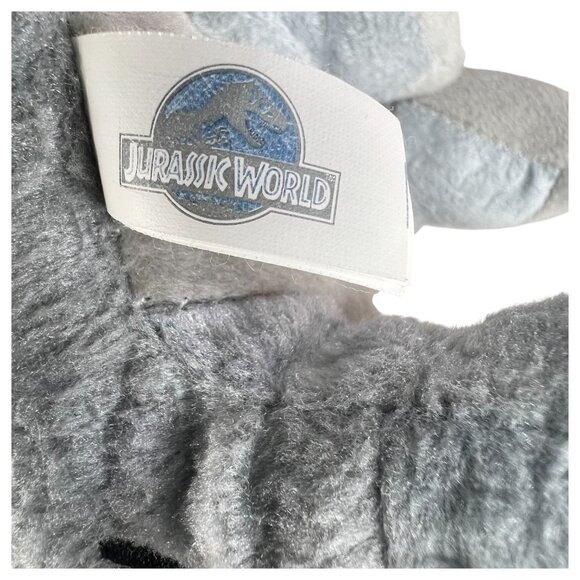 Jurassic World Triceratops Dinosaur Plush Gray Toy Factory 13" Stuffed Animal - Picture 5 of 10